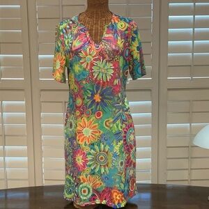Vibrant Floral Dress